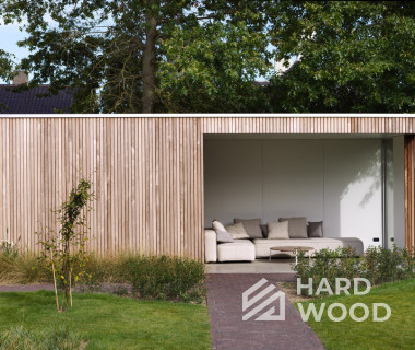 Современная беседка с барбекю №70 - фото 1728